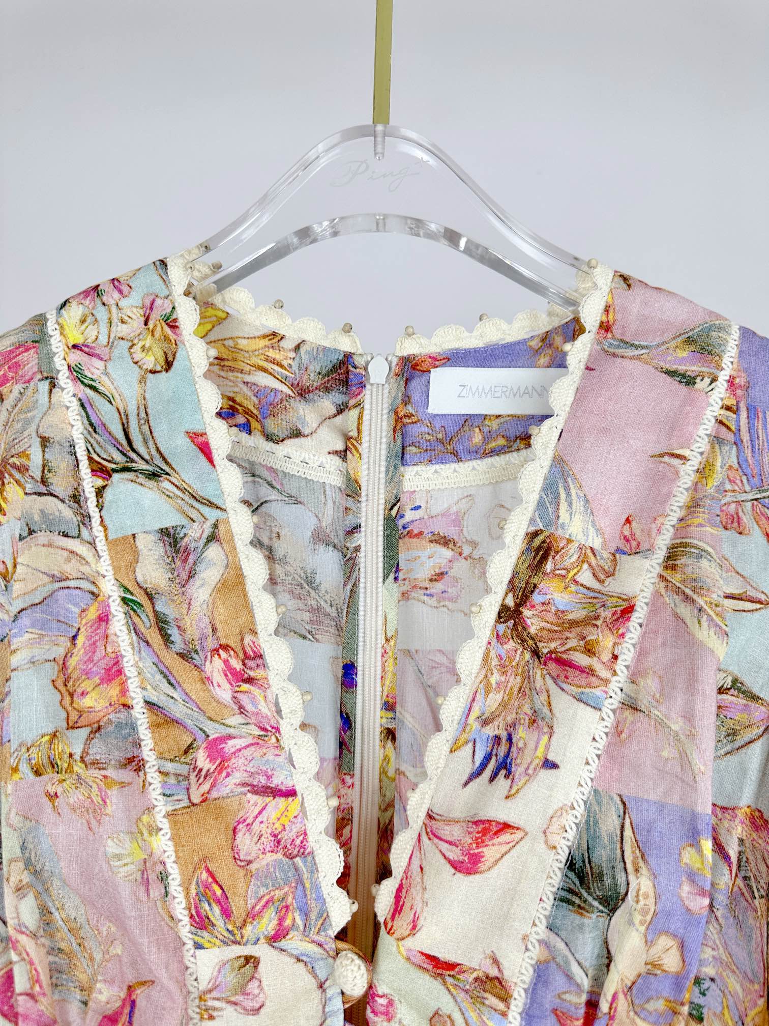 VÁY ZIMMERMANN Flower Vintage Dress