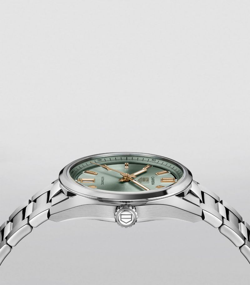 Đồng hồ TAG HEUER Carrera Date  36mm mặt số màu xanh