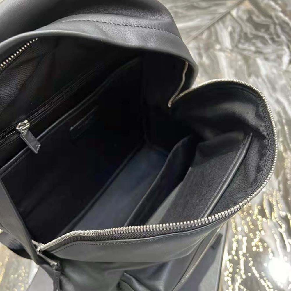 BALO Saint Laurent YSL City Backpack in Matte Leather