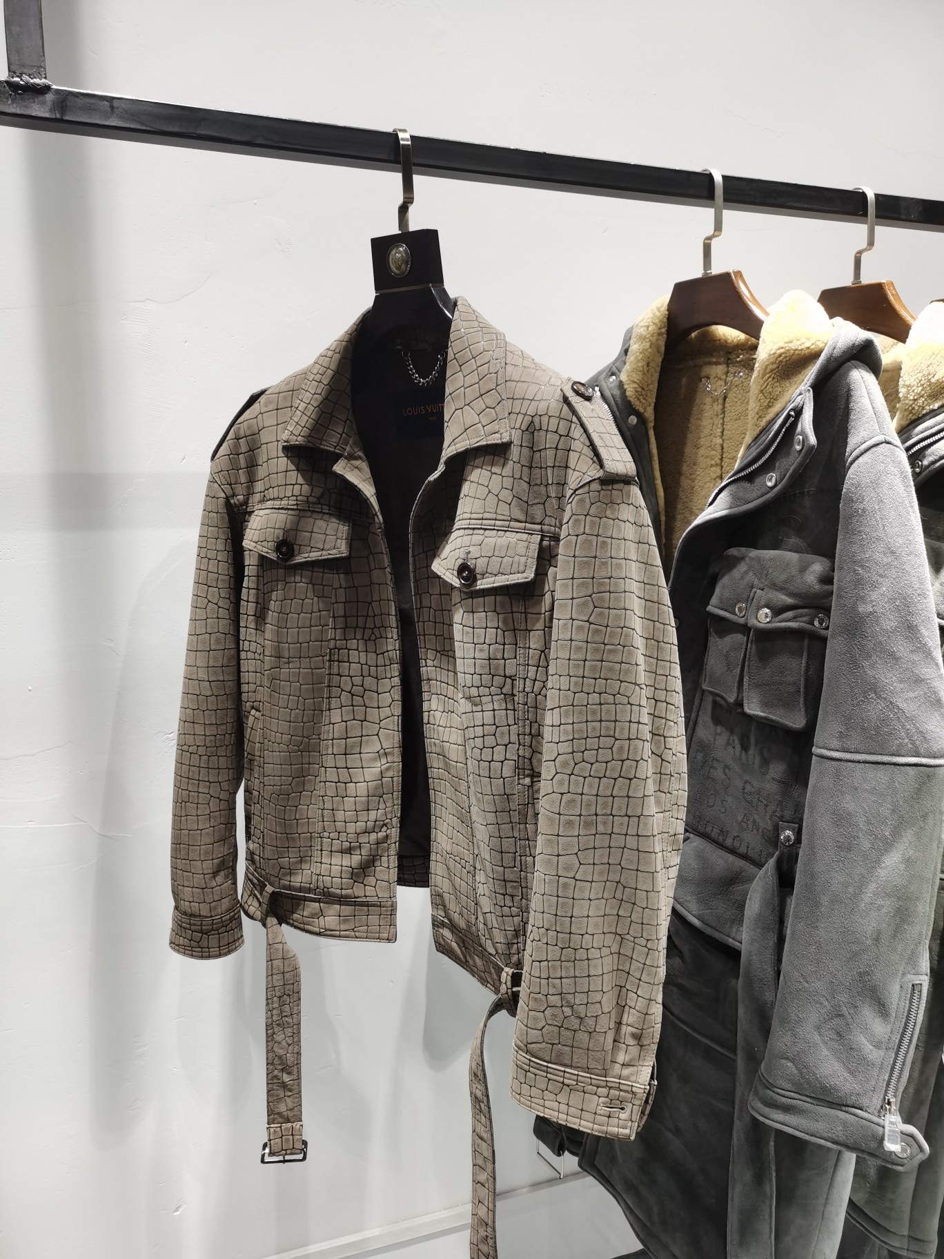 ÁO LOUIS VUITTON LEATHER JACKET