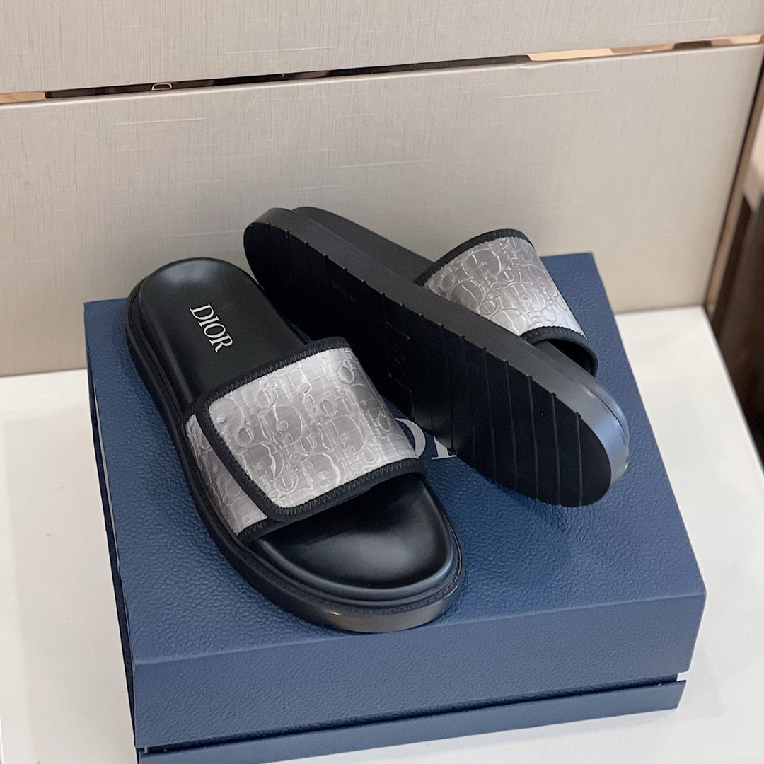 DÉP DIOR OBLIQUE MAN SLIPPER