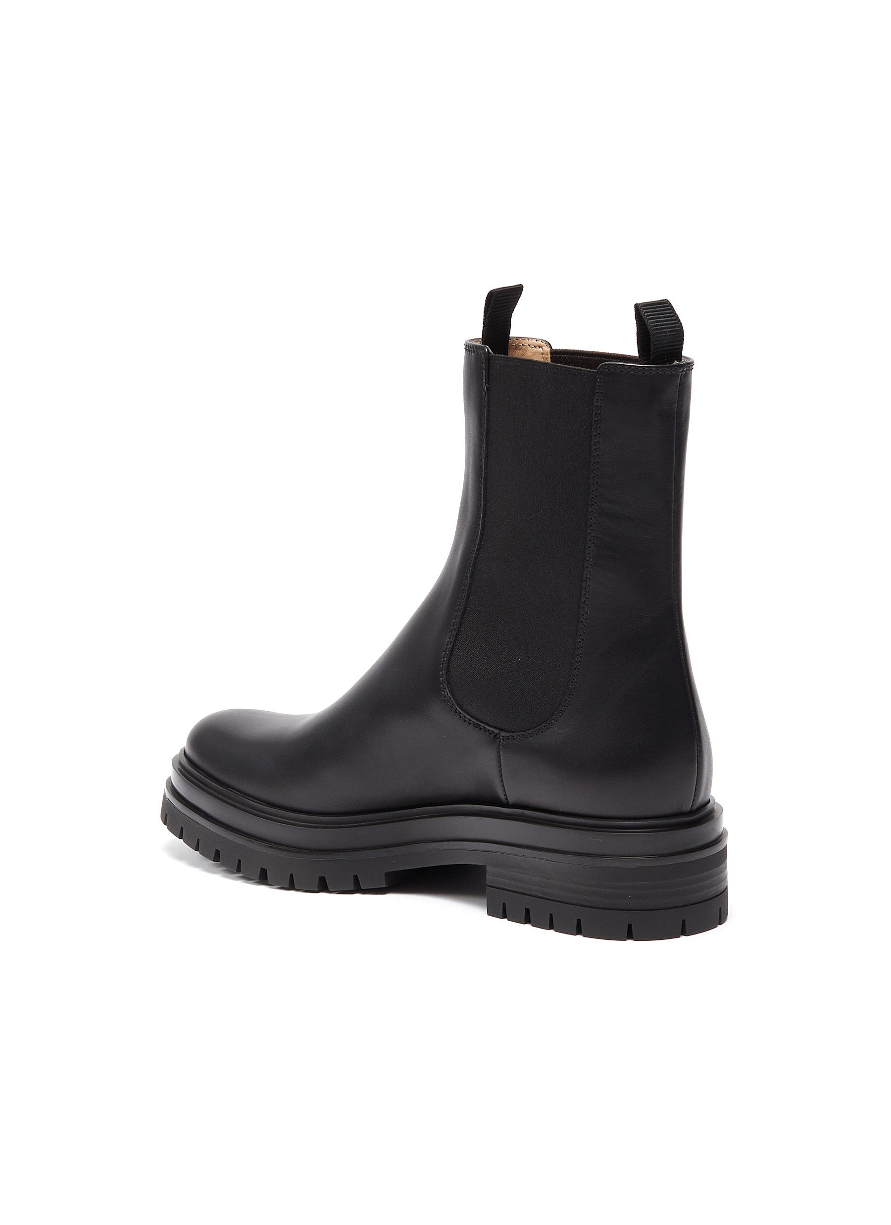 GIÀY GIANVITO ROSSI CHESTER' LEATHER CHELSEA BOOTS