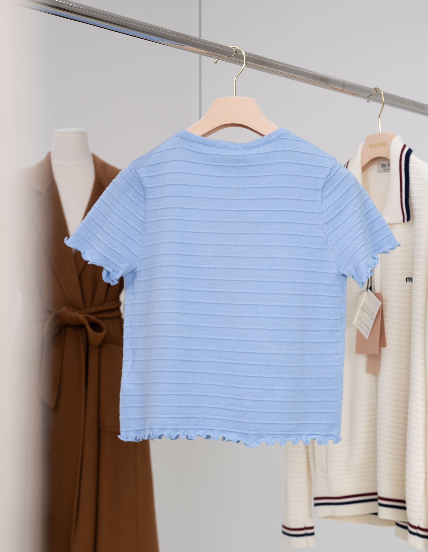 ÁO MIU MIU T - SHIRT DỆT KIM