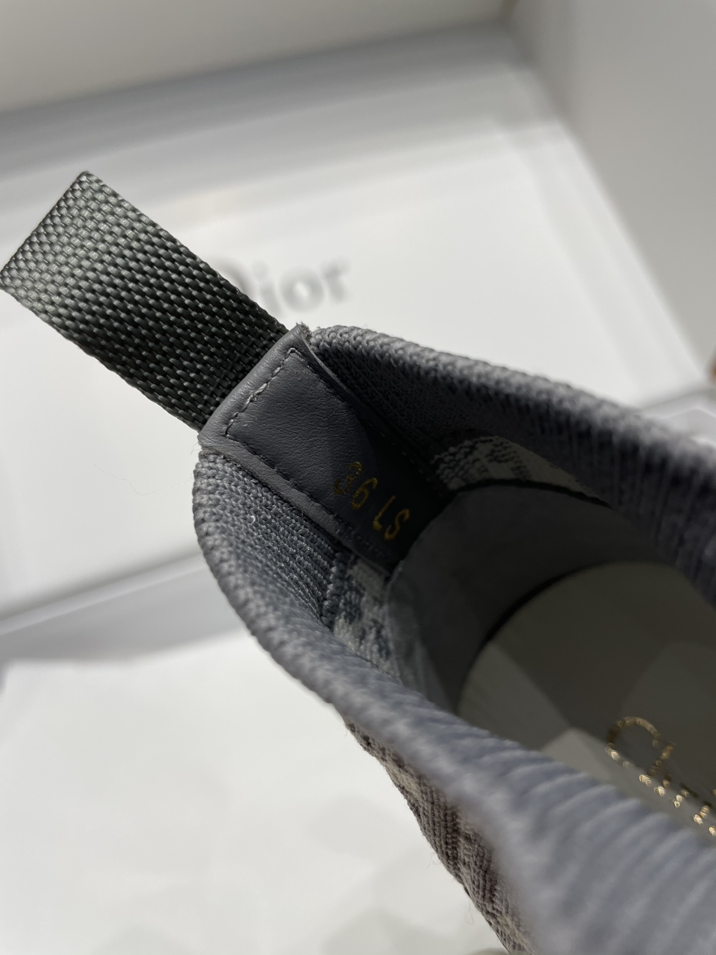 GIÀY Christian Dior Walk'N 23 Oblique High Top Grey