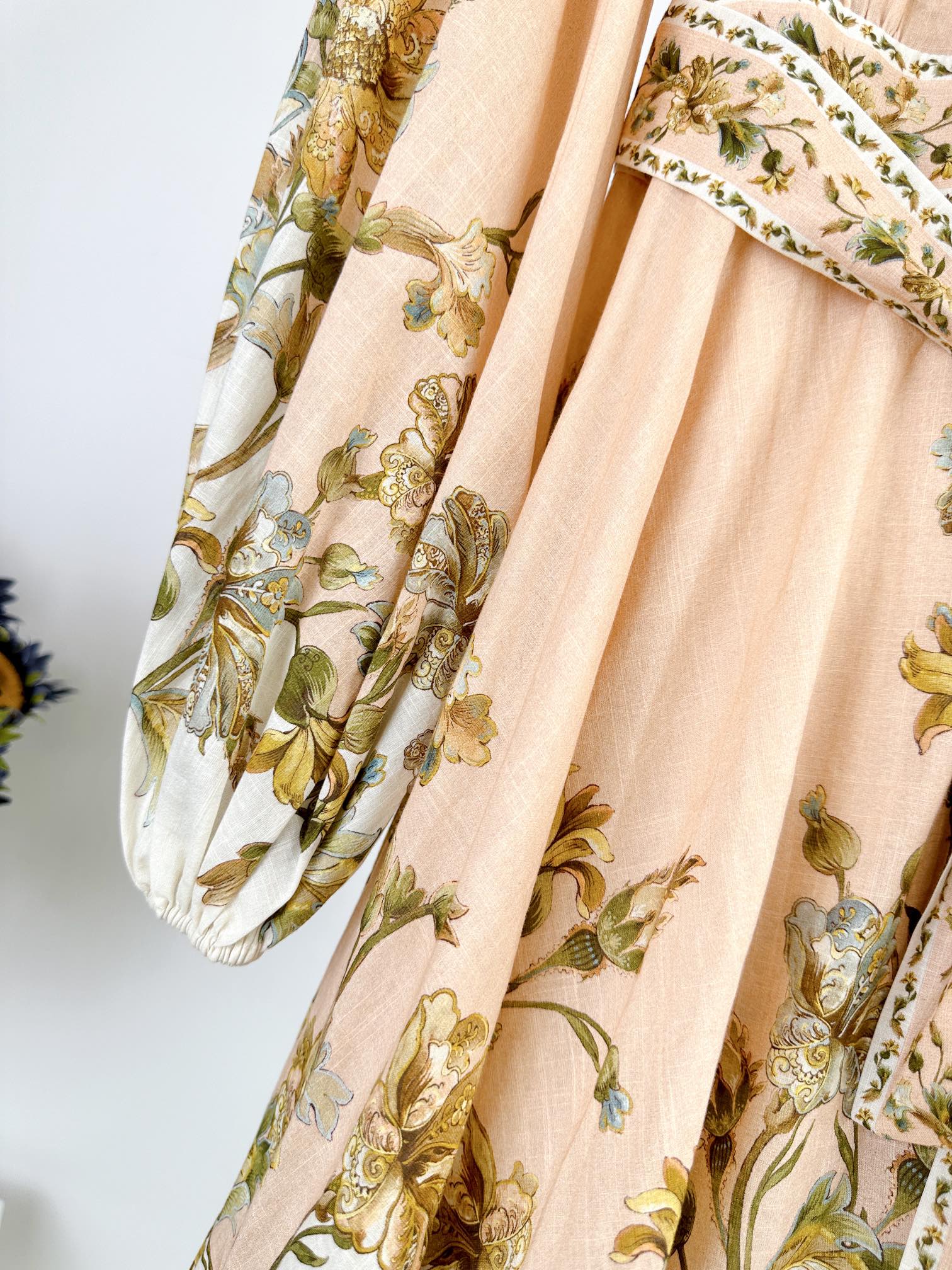 VÁY ZIMMERMANN Flower Mid Vintage Dress