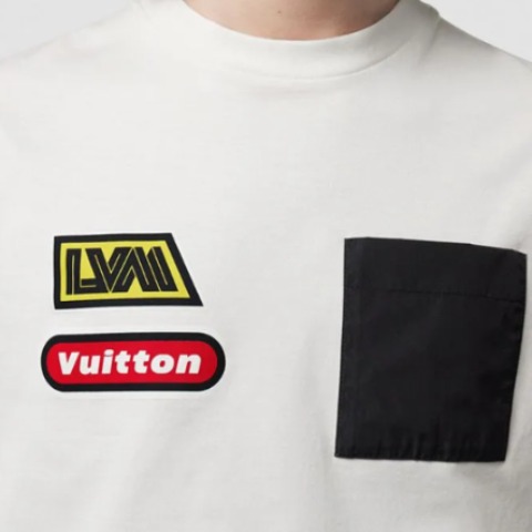 ÁO PHÔNG LOUIS VUITTON Hybrid Logo-Patch T-Shirt