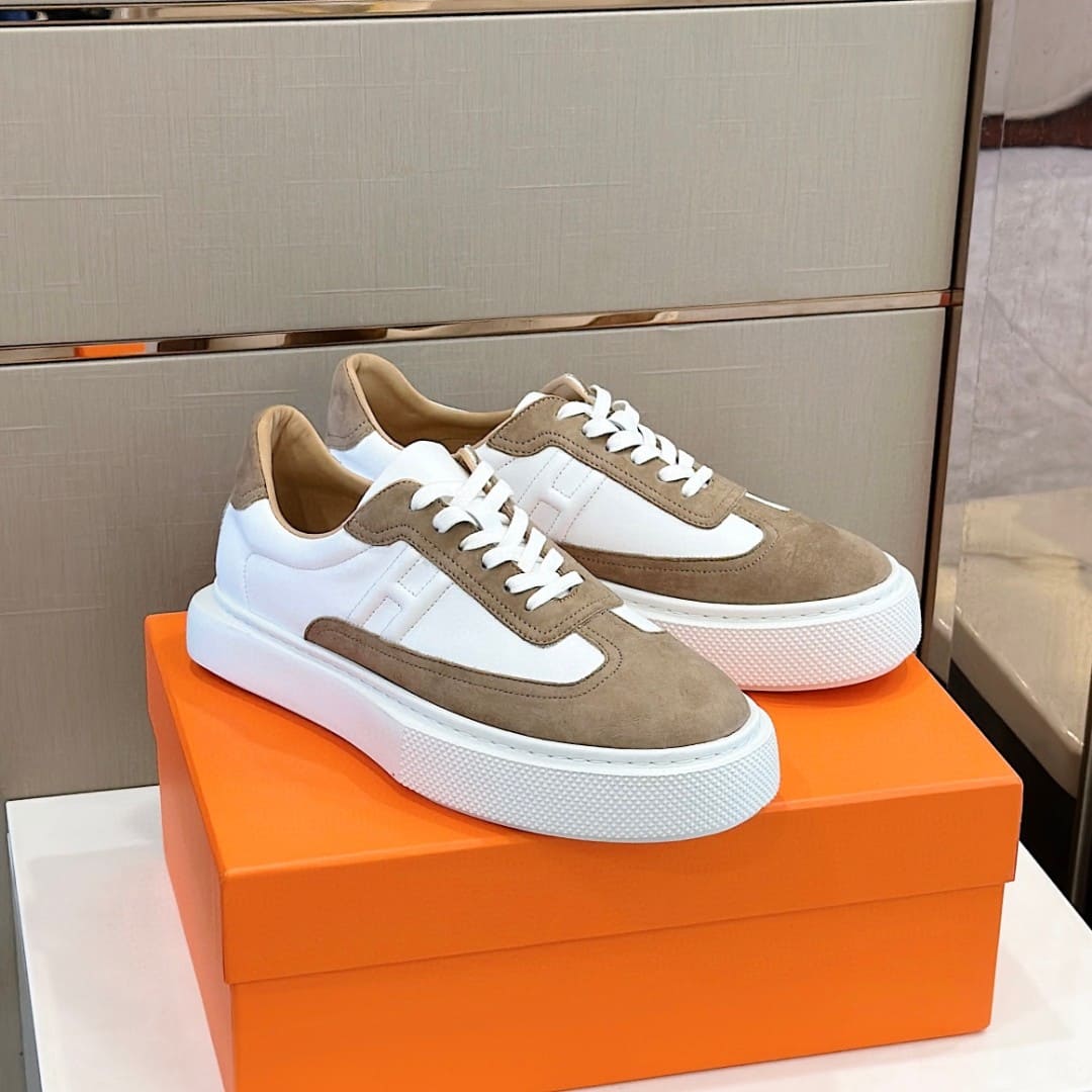 GIÀY HERMES SNEAKER LOW SPORTS SUEDE MULTI COLOR