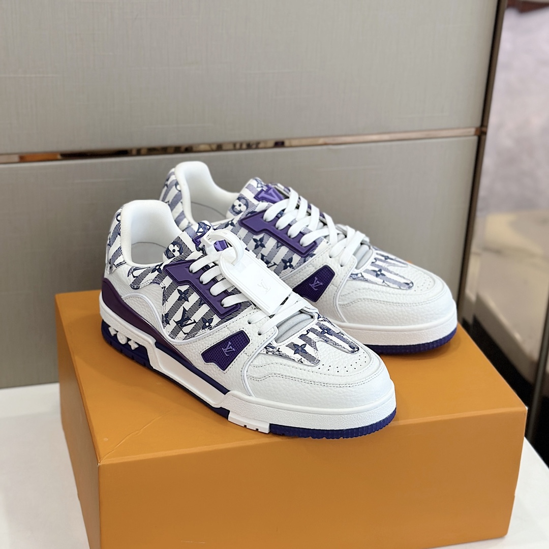 GIÀY LOUIS VUITTON TRAINER MONOGRAM SNEAKERS SHOES AAA
