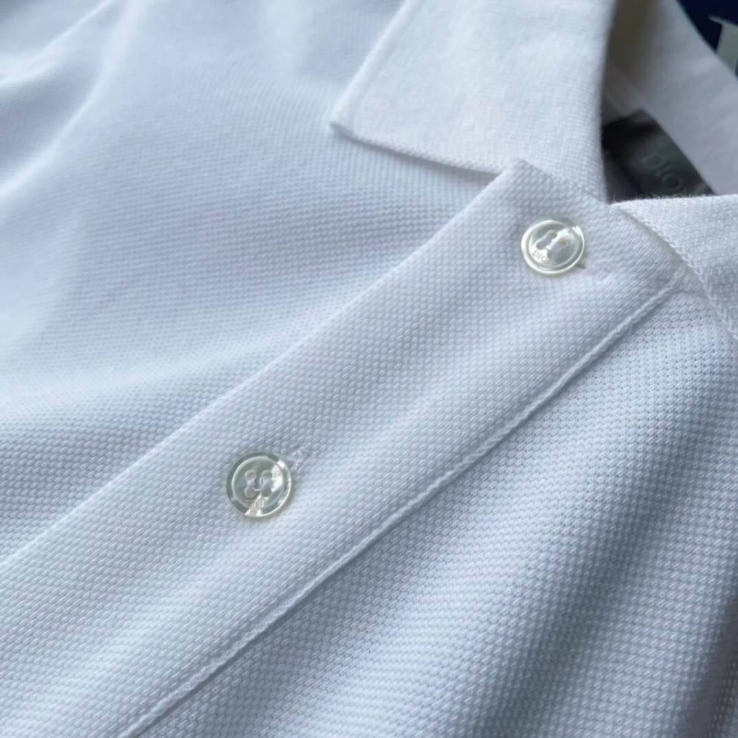 ÁO DIOR POLO SHIRT MÀU TRẮNG UNISEX