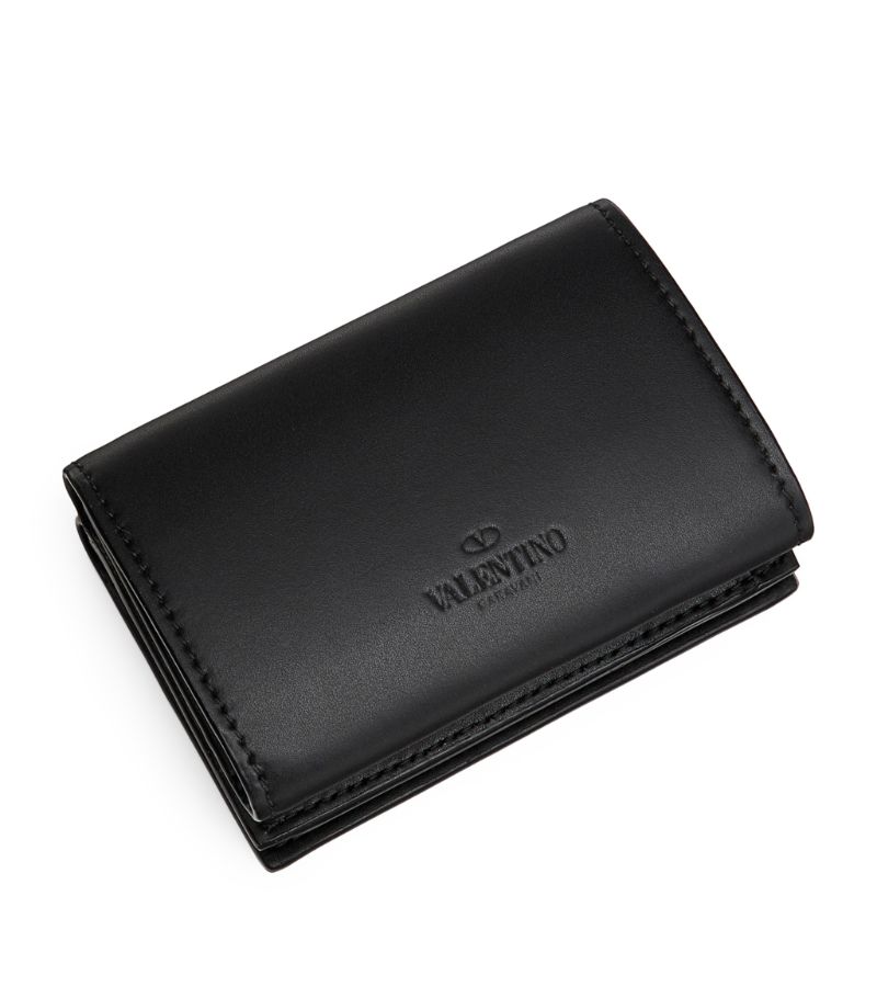 VÍ VALENTINO GARAVANI Leather Vltn Trifold Wallet