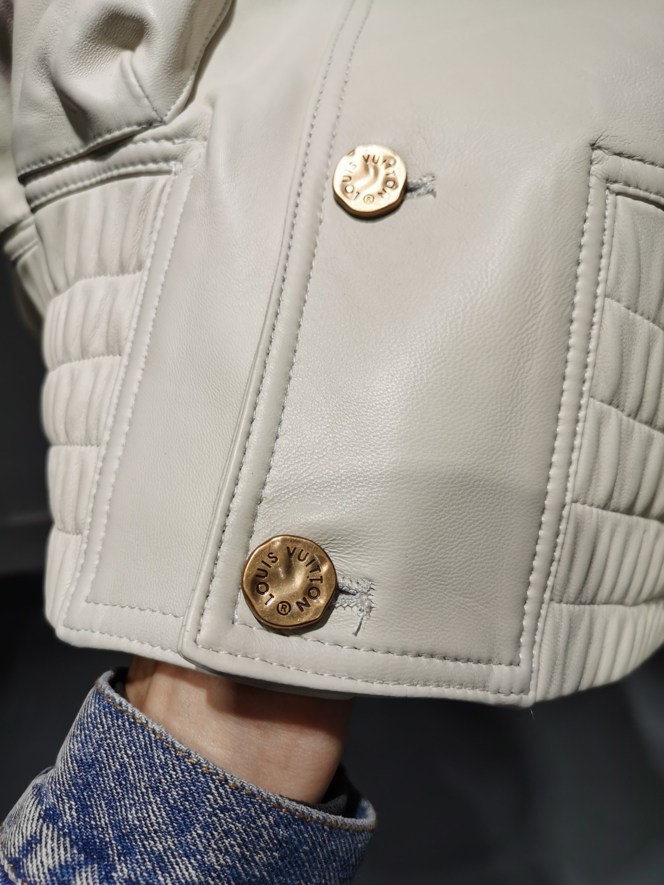 ÁO LOUIS VUITTON LEATHER JACKET