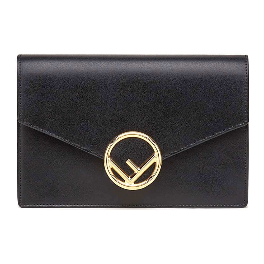 Ví Fendi Women Wallet on Chain Black Leather Mini-Bag