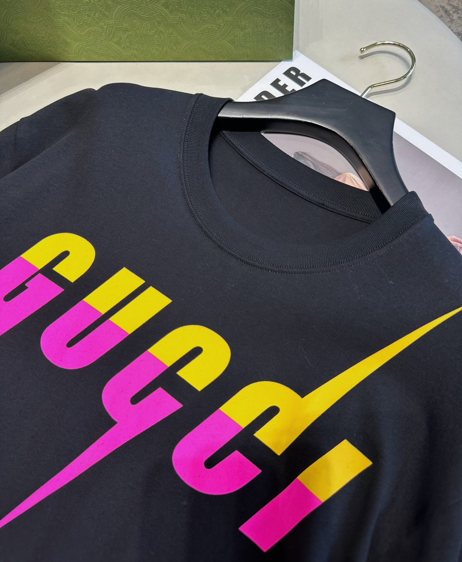 ÁO GUCCI GG T SHIRT MÀU ĐEN UNISEX