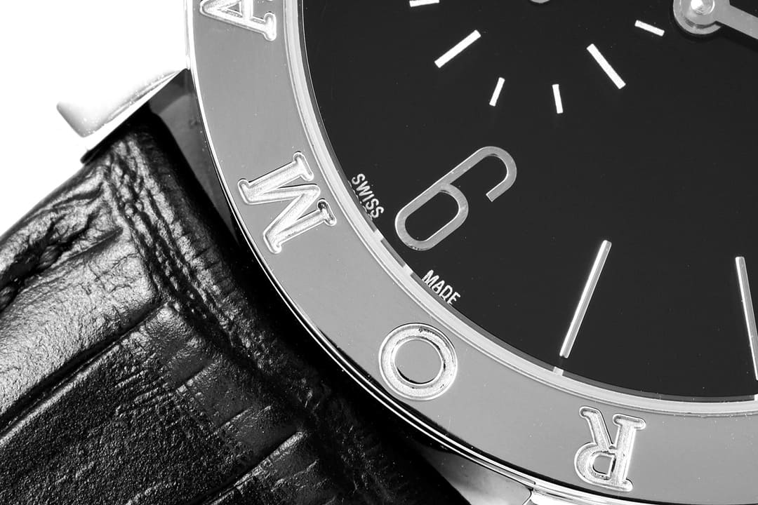 Đồng hồ BVLGARI Roma Automatic Silver mặt số màu đen