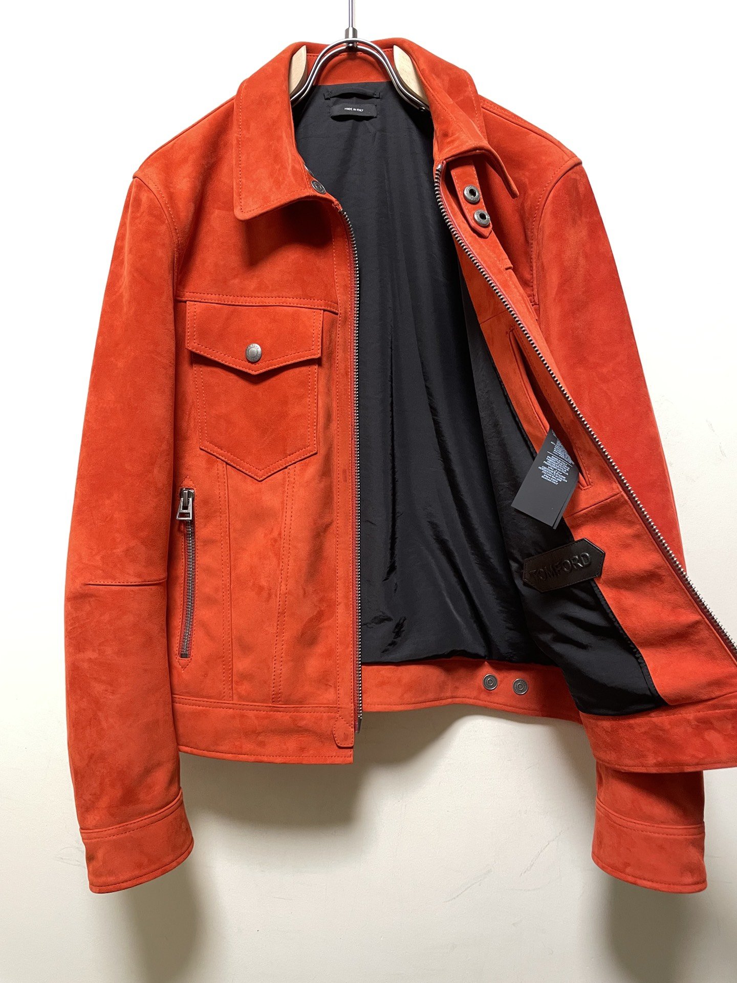 ÁO TOM FORD SUEDE LEATHER JACKET