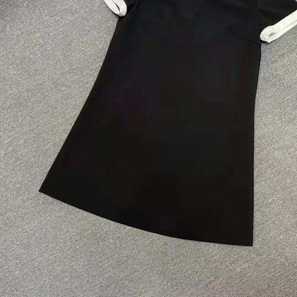 ÁO Miu Miu Women Cady Dress Precious Elegance Full of Contemporary Charm