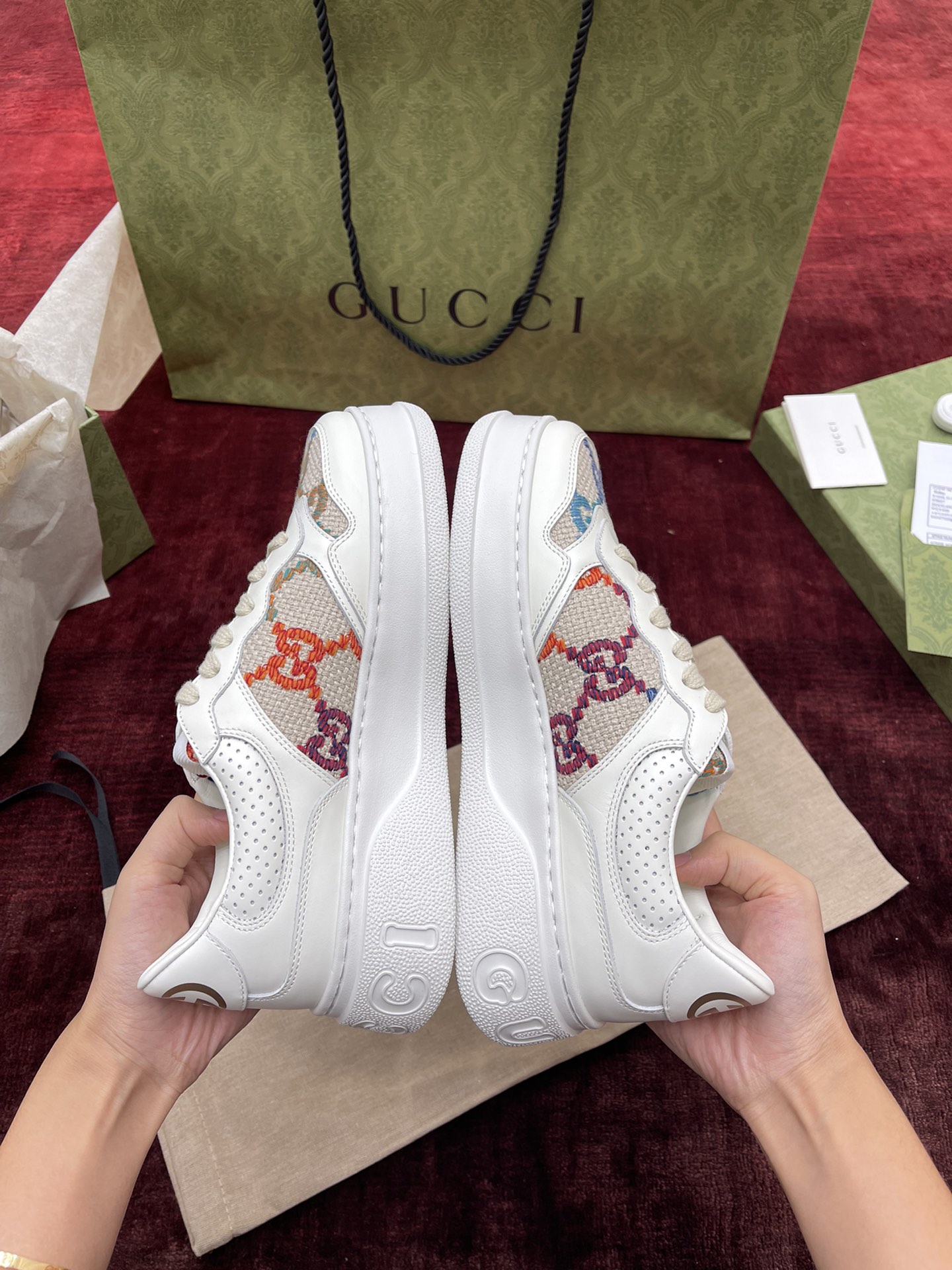 GIÀY GUCCI GG SNEAKER SHOES AAA