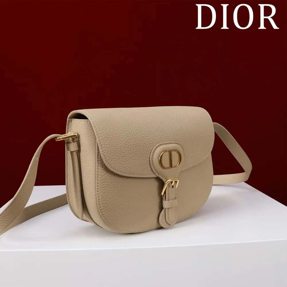 TÚI Dior Women Bobby East-West Biscuit Grained Calfskin cỡ trung