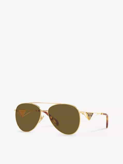 Kính PRADA Pilot-frame metal sunglasses HIGH CLASSY AAA