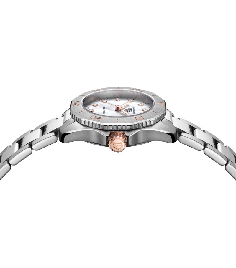 Đồng hồ TAG HEUER Diamond Aquaracer Professional 200 30mm mặt số màu trắng