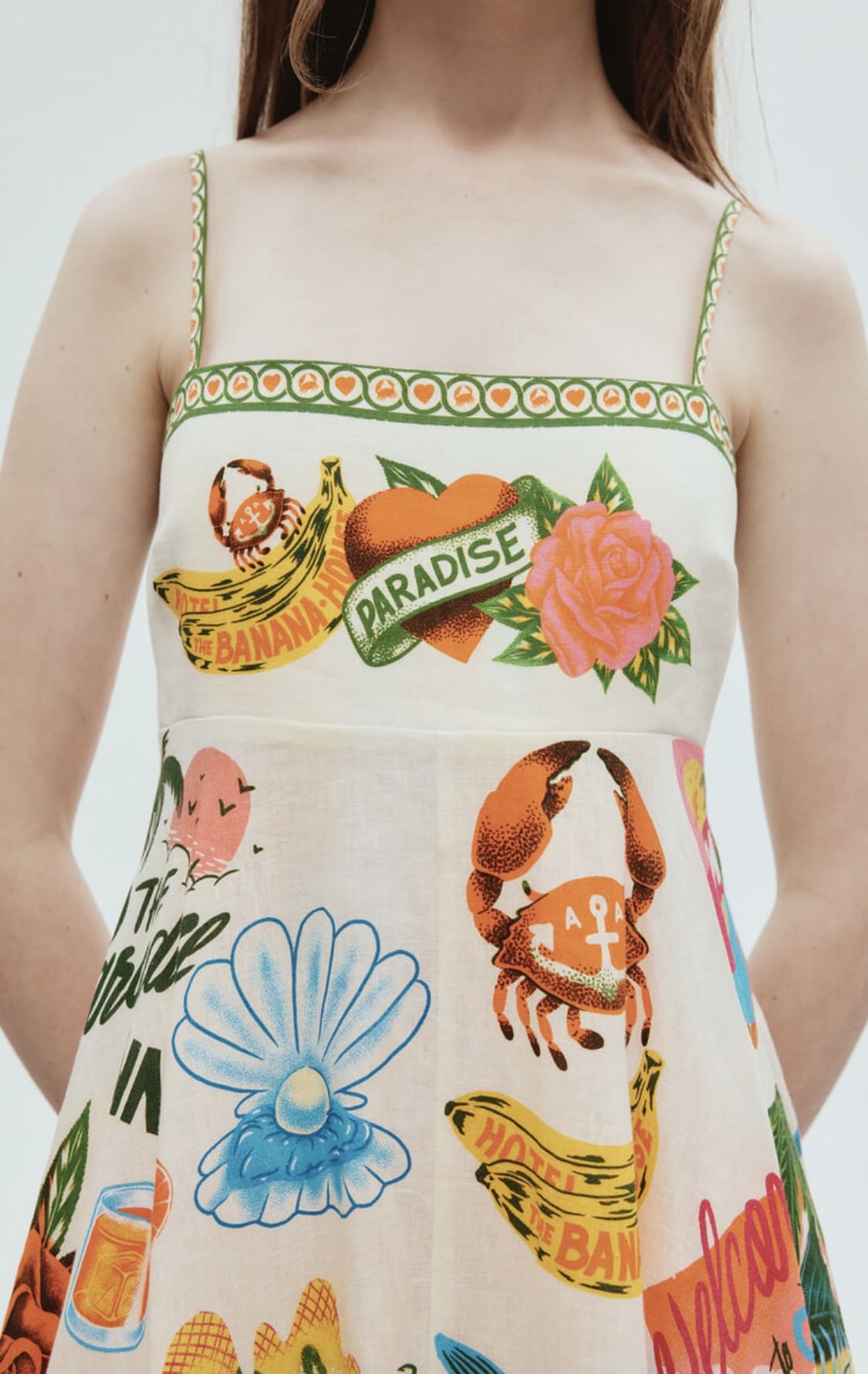 VÁY ALEMAIS HAI DÂY THE PARADISE INN IN LINEN High Classy