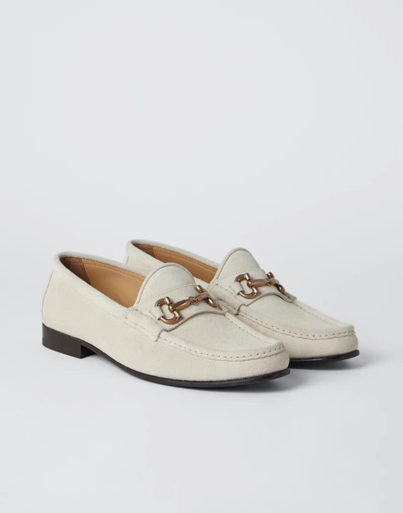 GIÀY BRUNELLO CUCINELLI LOAFER SUEDE SHOES AAA DA LỘN