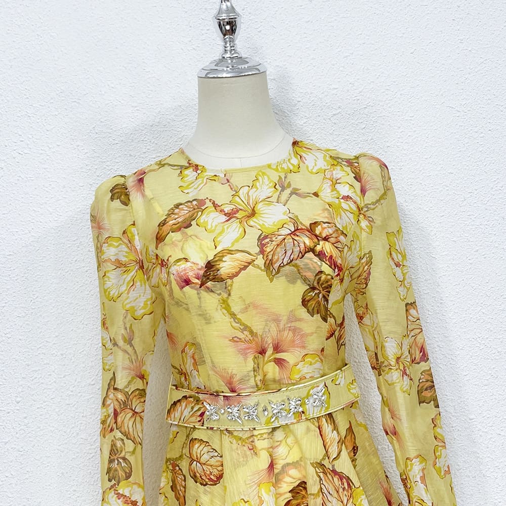 VÁY ZIMMERMANN Flower Vintage Dress High Classy