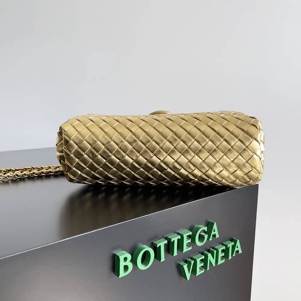 TÚI Bottega Veneta Women Small Lauren 1980-Vàng