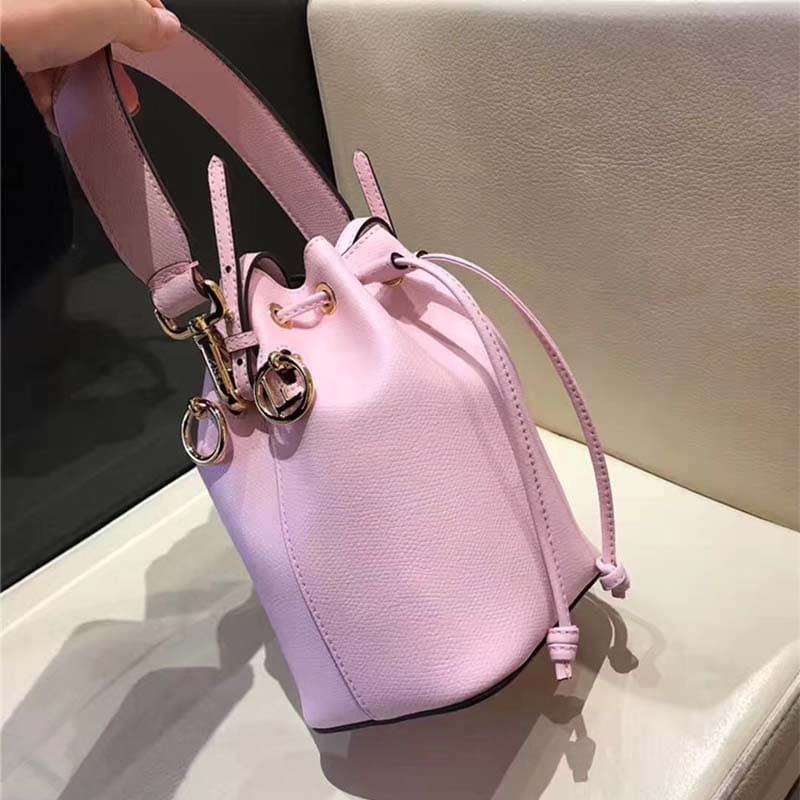TÚI Fendi Women Mon Tresor Pink Leather Mini-Bag