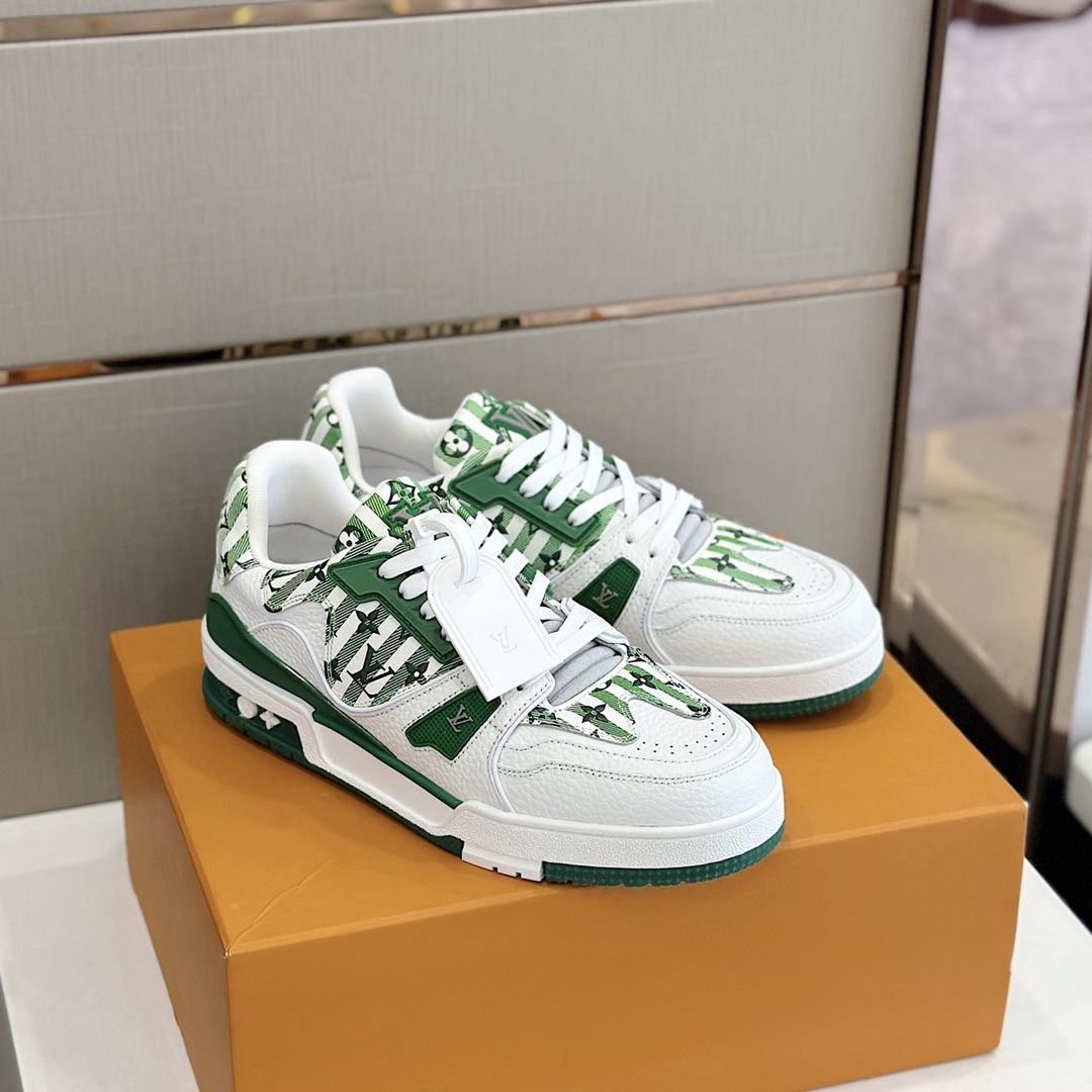 GIÀY LOUIS VUITTON TRAINER MONOGRAM SNEAKERS SHOES AAA