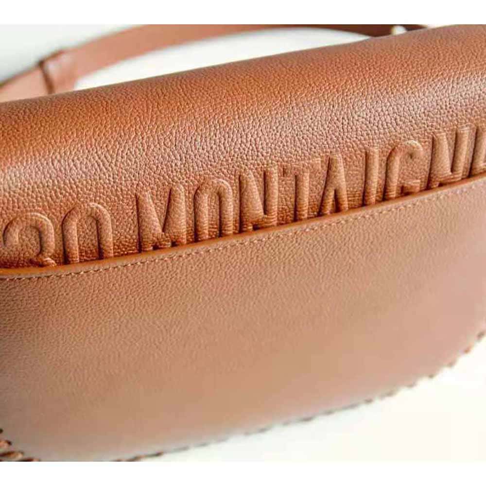 TÚI Dior Women Medium Dior Bobby Bag Grained Calfskin with Whipstitched Seams-Brown Top Quality