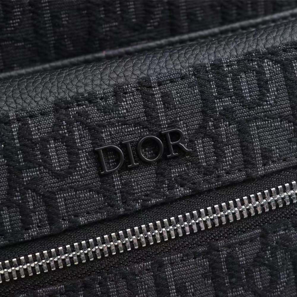 BALO Dior Rider Backpack Black Dior Oblique Jacquard