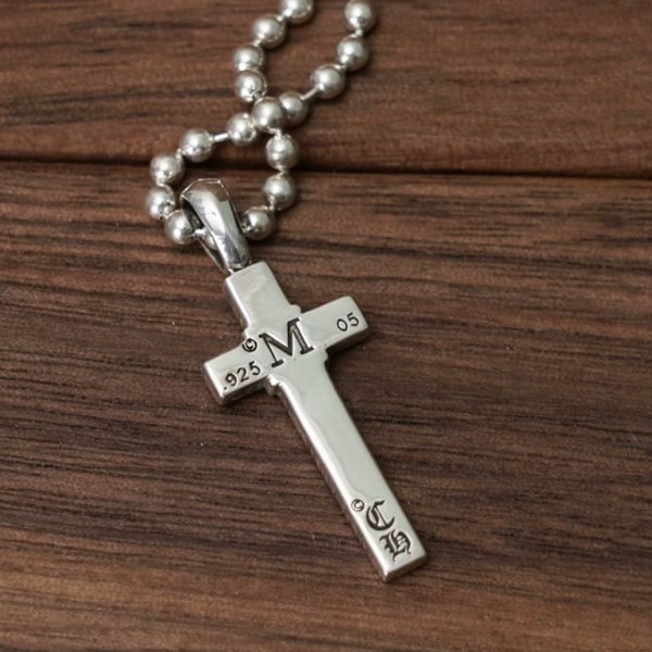 VÒNG CỔ CHROME HEARTS CROSS HÌNH THÁNH GIÁ Bạc S925