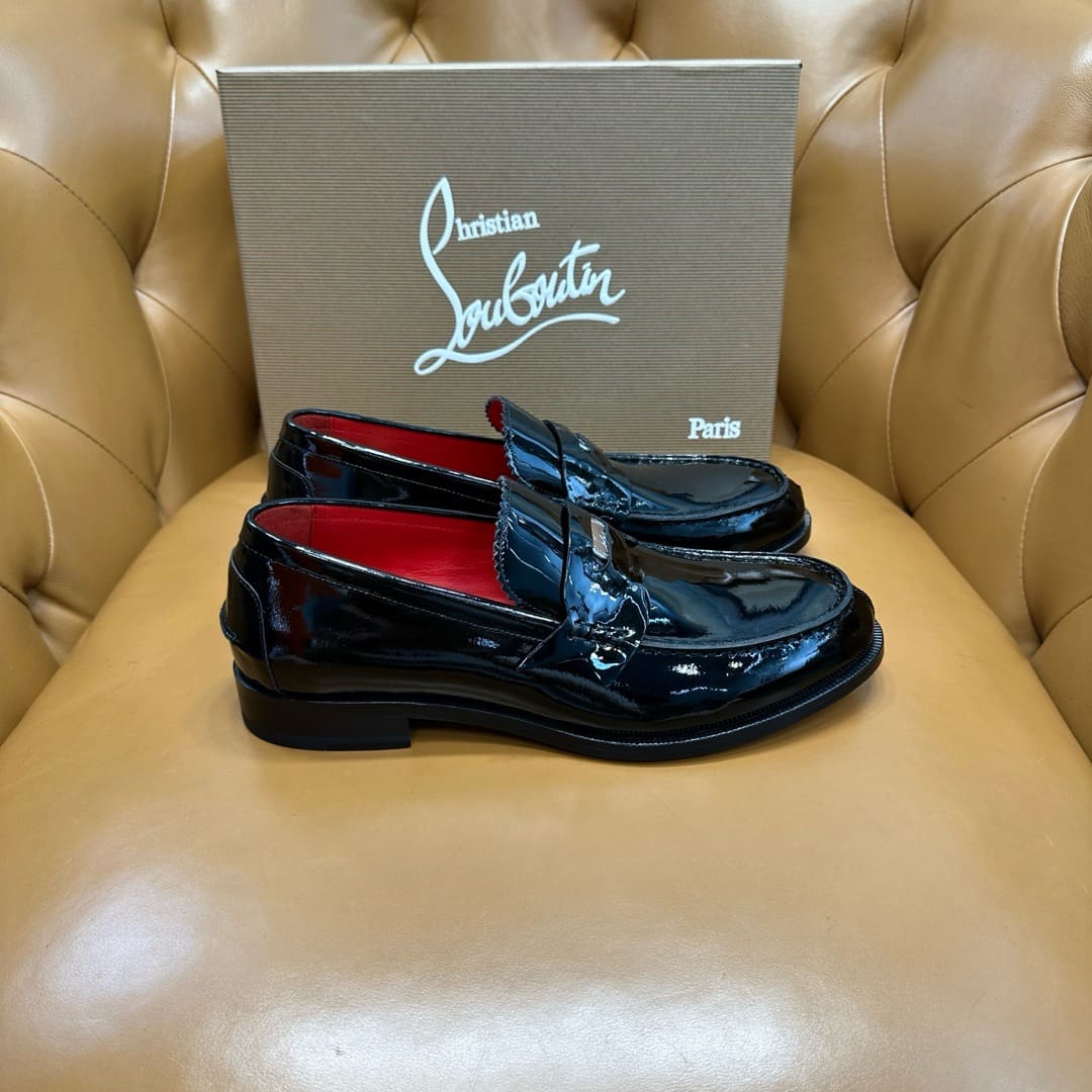 GIÀY CHRISTIAN LOUBOUTIN LOAFER HIGH TOP QUALITY SHOES AAA