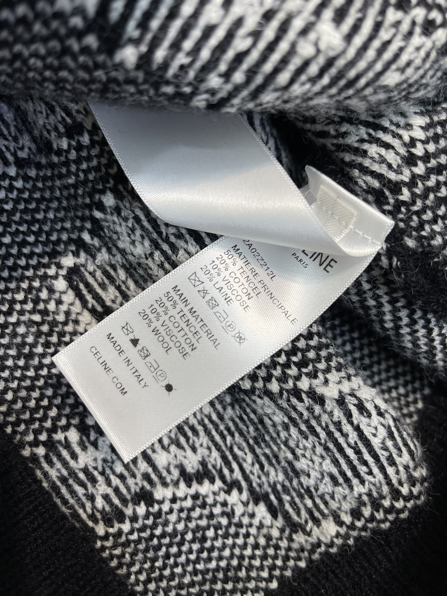 ÁO CELINE Round-Neck Tiger Print Sweater