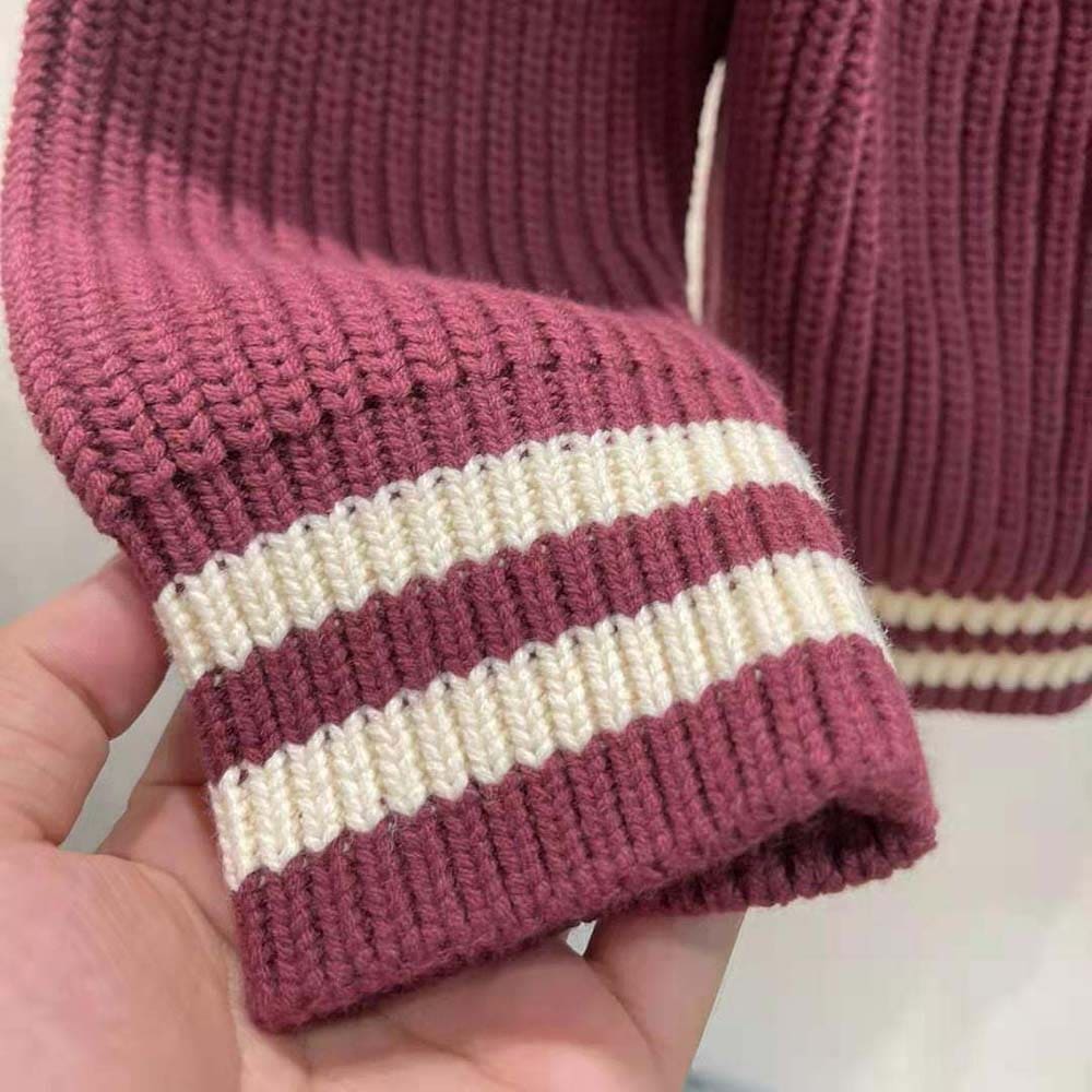 ÁO Celine College Cardigan in Cotton