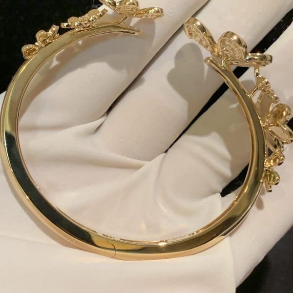 Vòng tay kim cương vàng 18k Frivole 7 Flowers chất lượng cao của Van Cleef & Arpels 18K  (Liên hệ để biết giá)