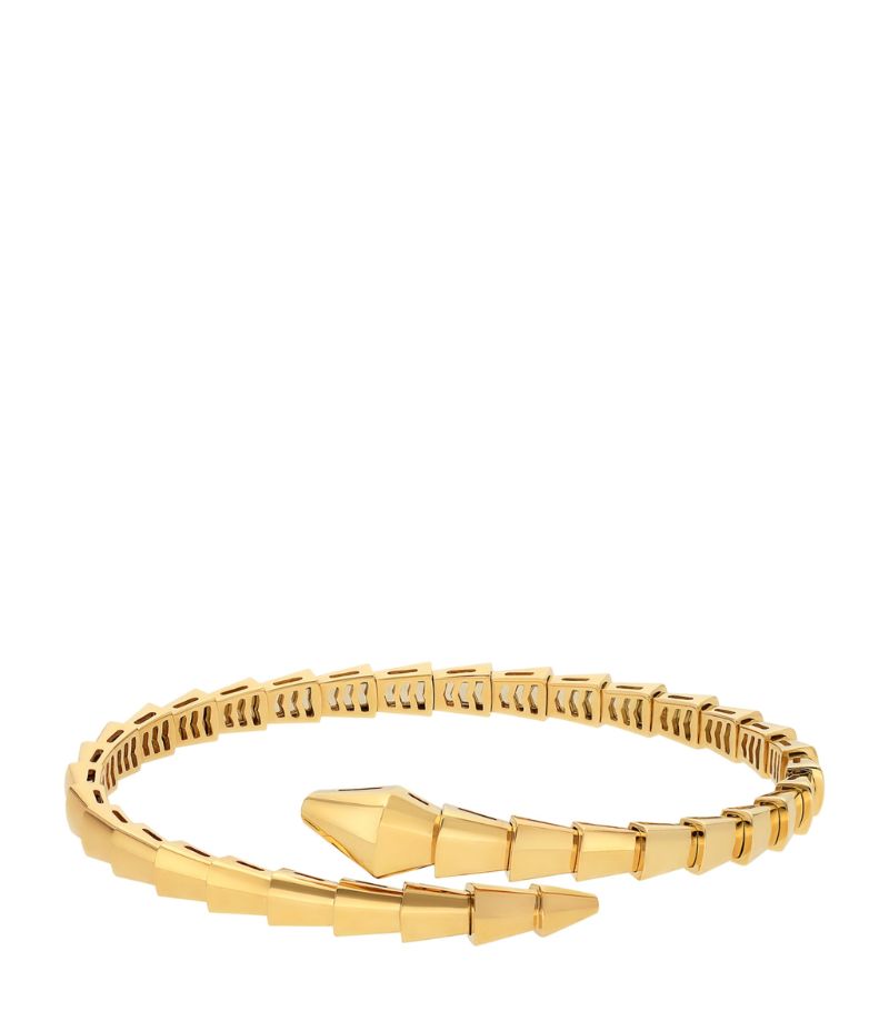 Vòng tay BVLGARI Yellow Gold Serpenti Viper Bracelet vàng vàng 18K