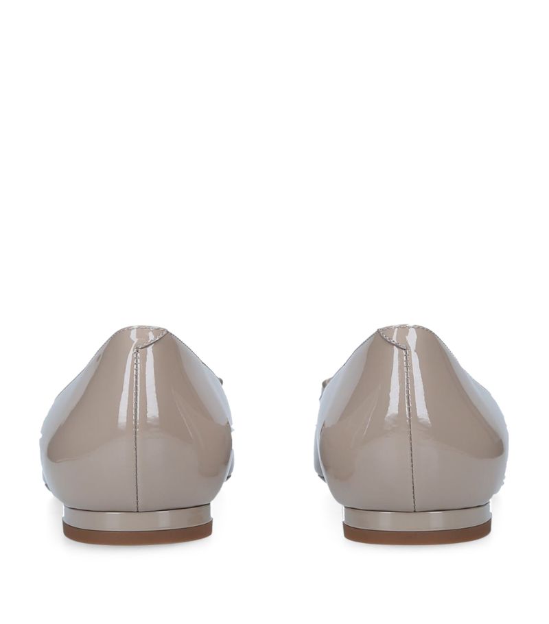 GIÀY ROGER VIVIER  Leather Gommettine Ballet Flats