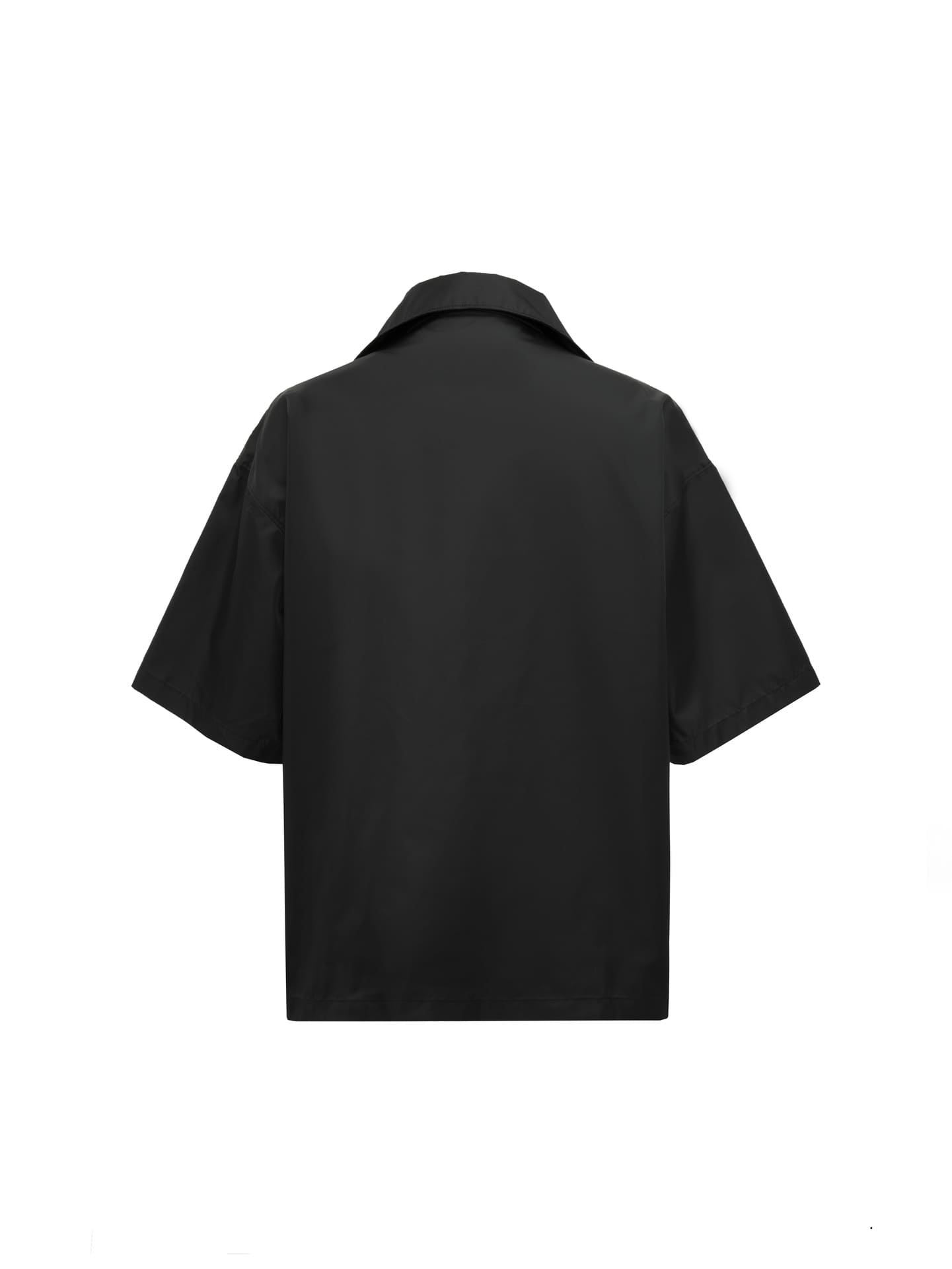 ÁO PRADA SHIRT RE-NYLON MÀU ĐEN UNISEX