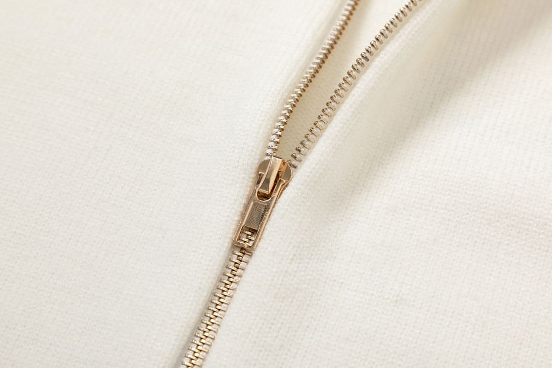 ÁO GUCCI Zip White Cashmere Sweater