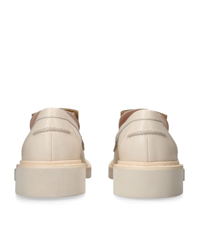 GIÀY ROGER VIVIER  Leather Viv’ Rangers Loafers