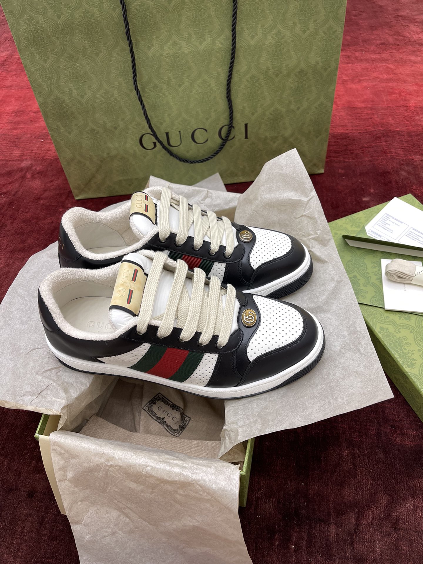 GIÀY GUCCI SCREENER SNEAKER SHOES AAA