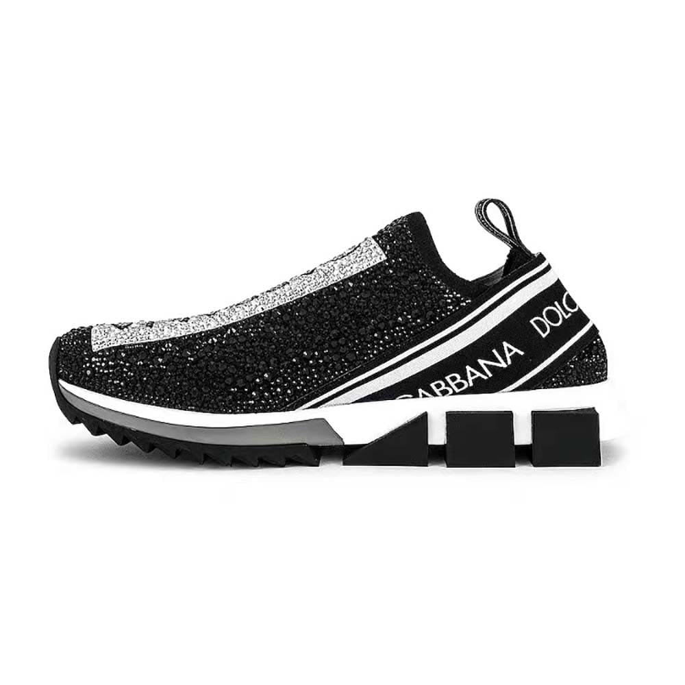 GIÀY DOLCE & GABBANA Men Fast Sneakers with Fusible Rhinestones TOP QUALITY SHOES AAA