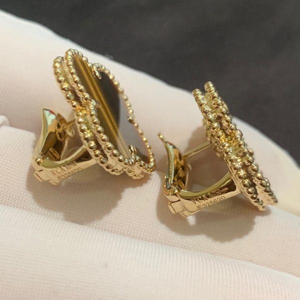 Hoa tai Van Cleef & Arpels Vàng vàng 18K Tiger's Eye Magic Alhambra 18K  (Liên hệ để biết giá)