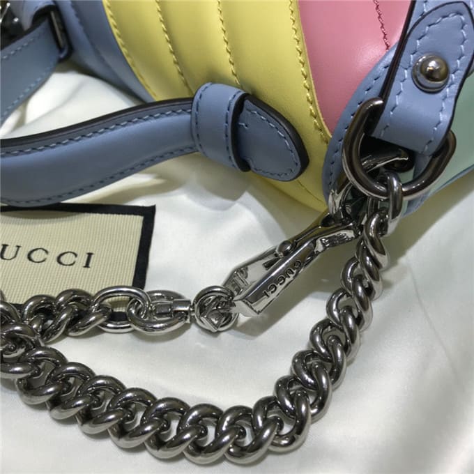 TÚI Gucci GG marmont mini top handle bag multicolor Top Quality