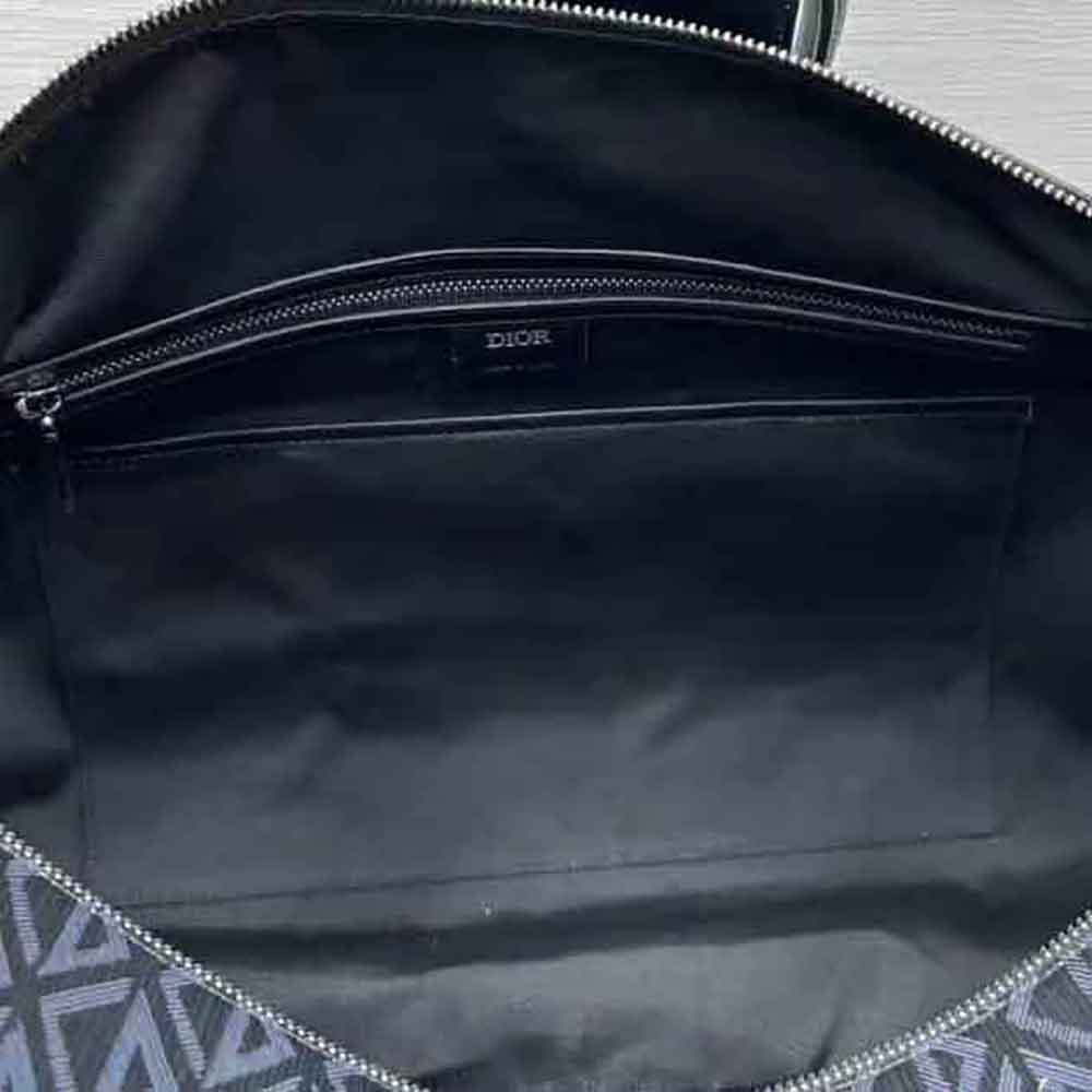 BALO DIOR Hit the Road Backpack Black CD Diamond Canvas