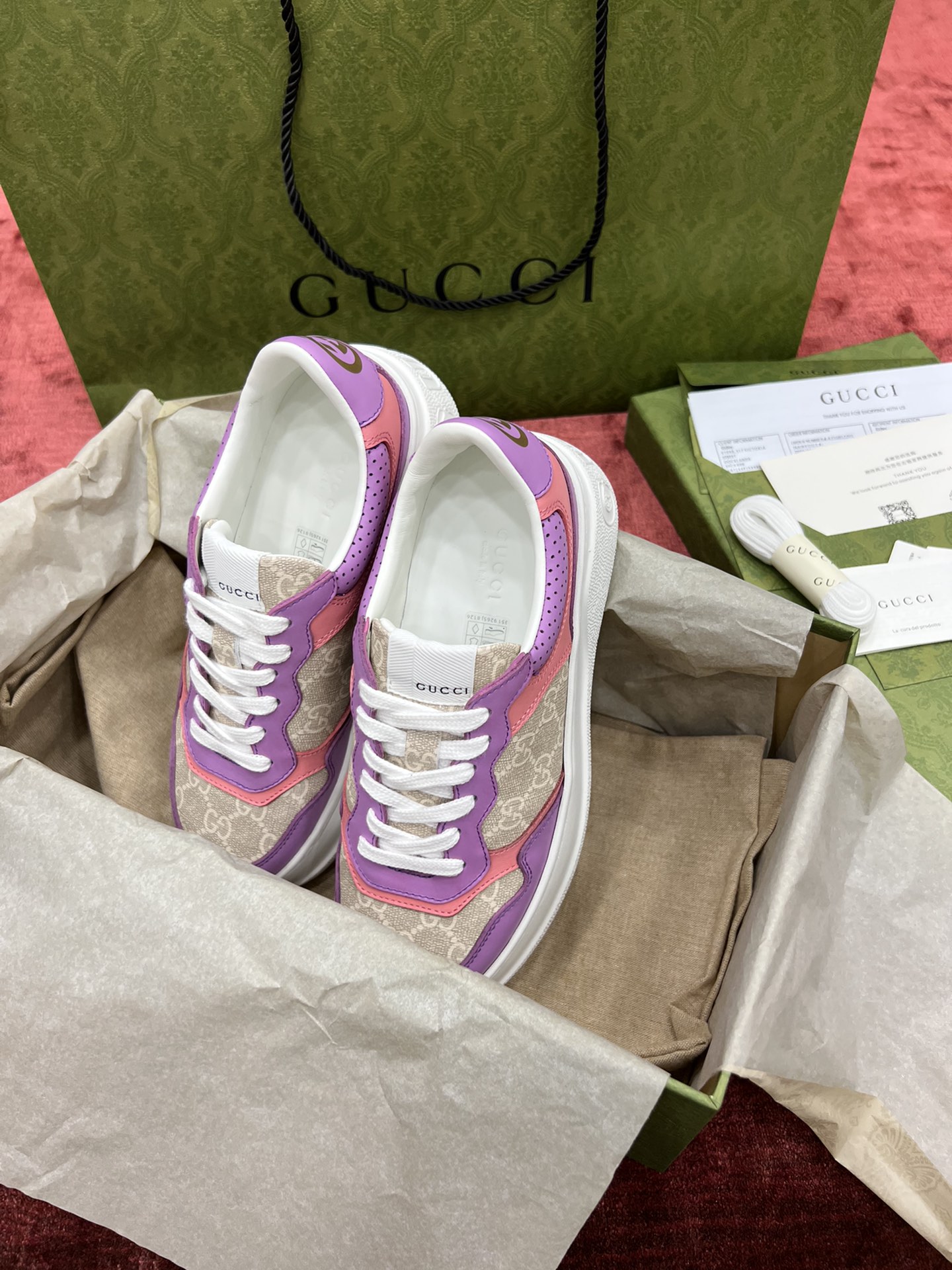 GIÀY GUCCI GG SNEAKER SHOES AAA