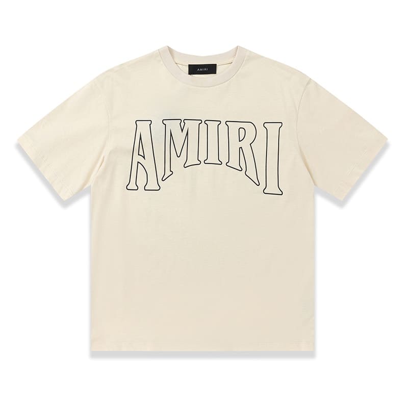 ÁO AMIRI T SHIRT MÀU KEM UNISEX