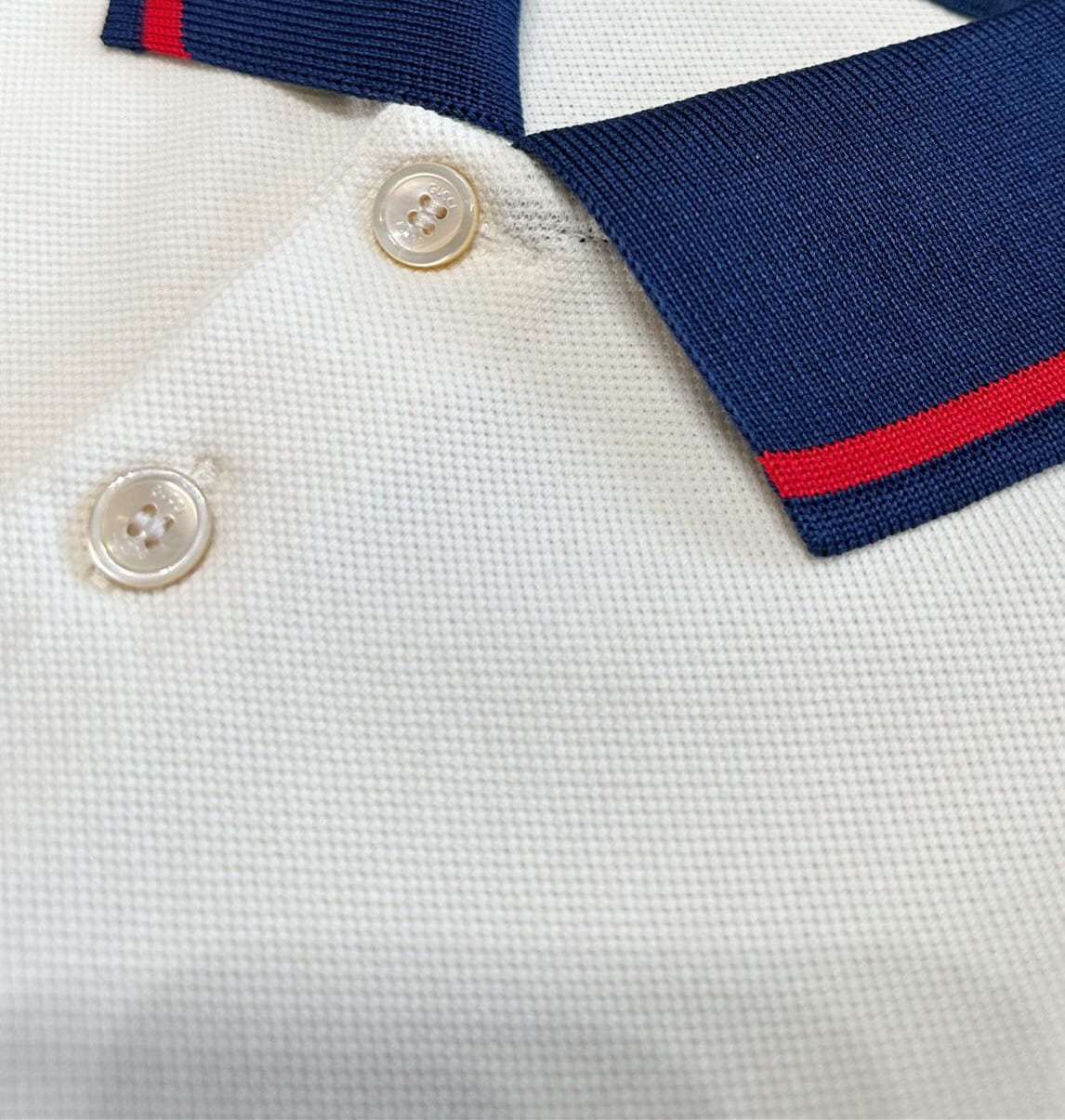 ÁO GUCCI GG POLO SHIRT MÀU TRẮNG UNISEX